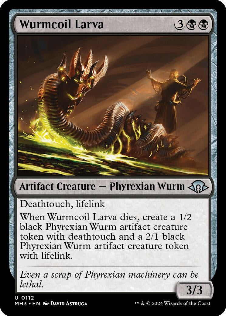 Image for Wurmcoil Larva (112) (MH3) - Magic: The Gathering