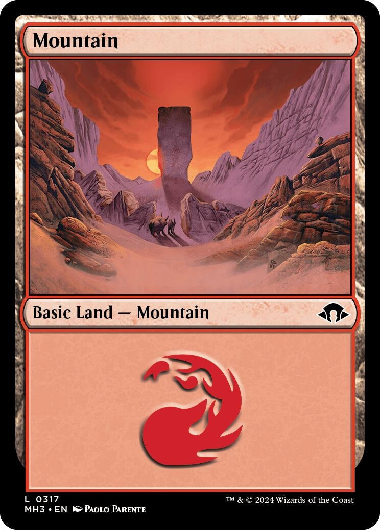 Image for Mountain (0317) (317) (MH3) - Magic: The Gathering
