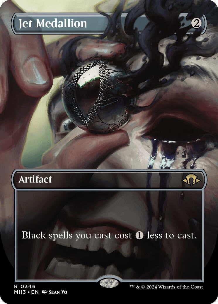 Image for Jet Medallion (Borderless) (346) (MH3) - Magic: The Gathering
