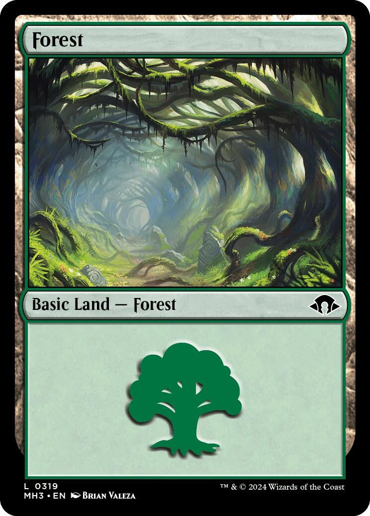 Image for Forest (0319) (319) (MH3) - Magic: The Gathering