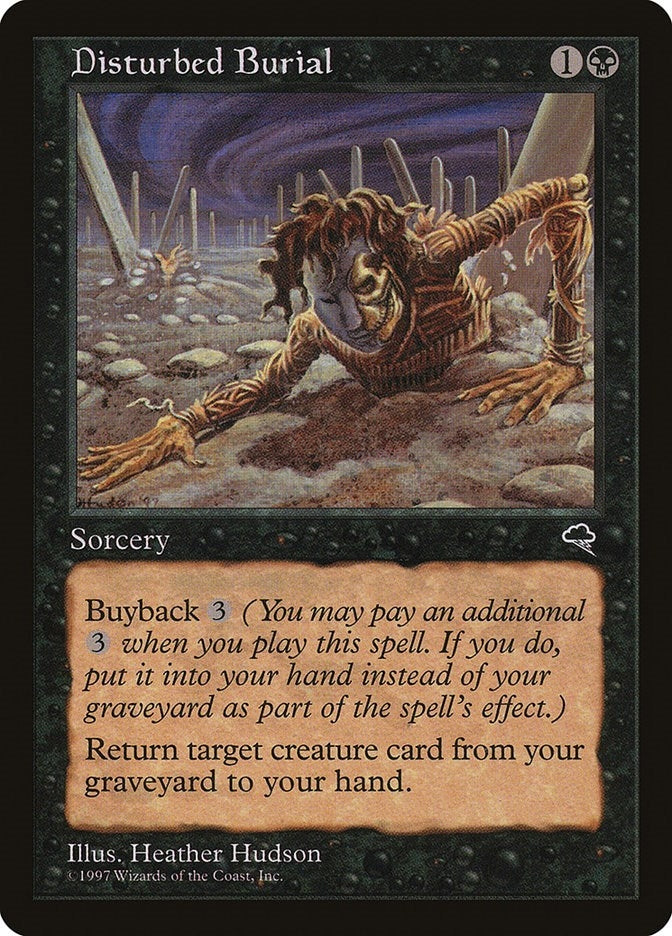 Image for Disturbed Burial (129) (TMP) - Magic: The Gathering