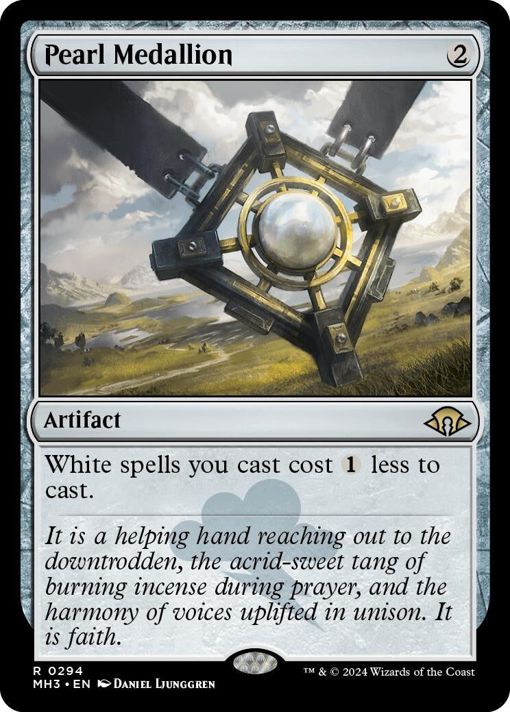 Image for Pearl Medallion (294) (MH3) - Magic: The Gathering