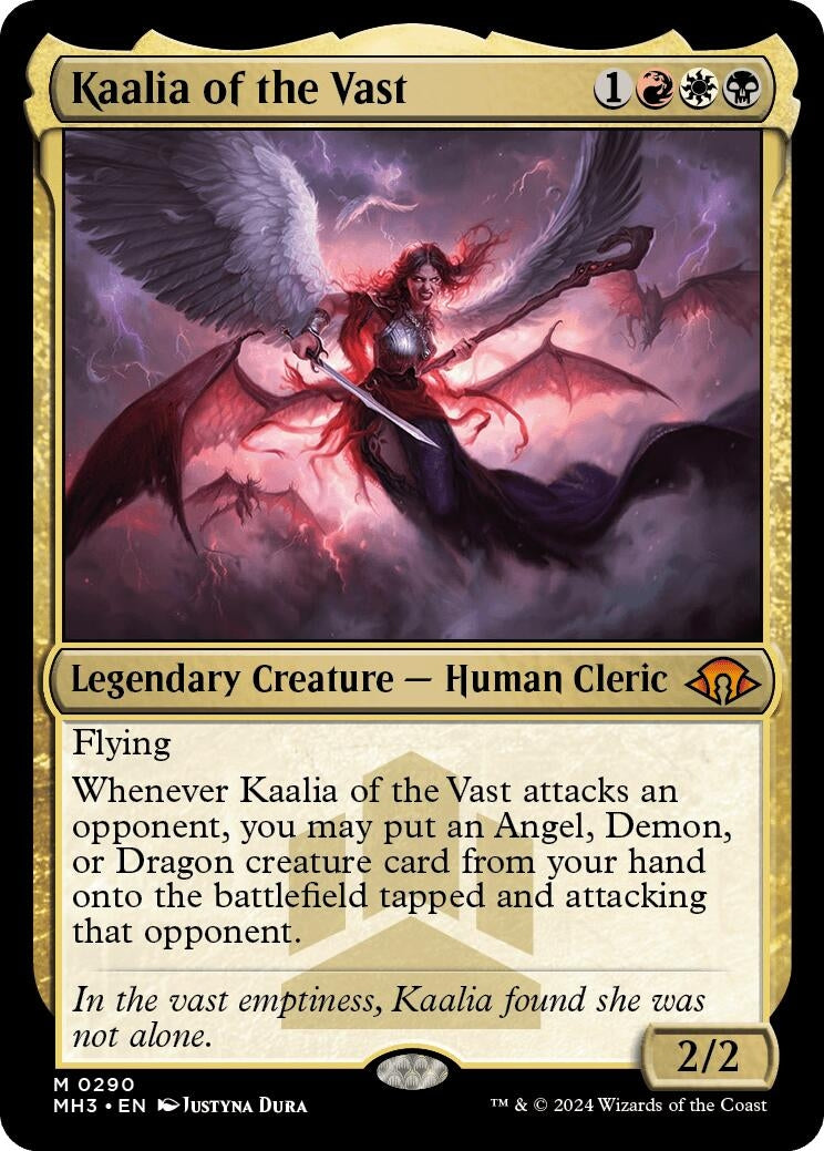 Image for Kaalia of the Vast (290) (MH3) - Magic: The Gathering