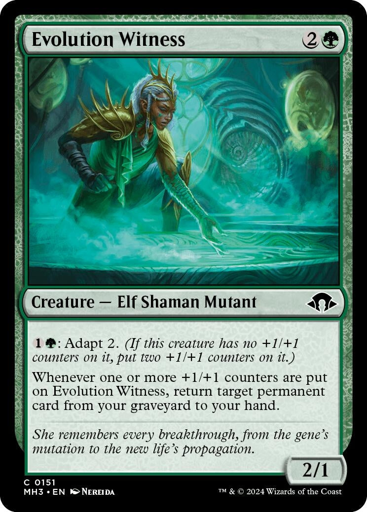 Image for Evolution Witness (151) (MH3) - Magic: The Gathering
