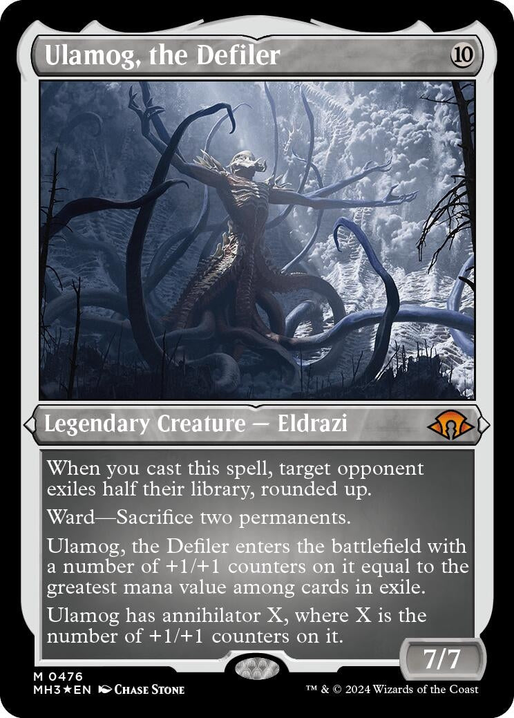 Image for Ulamog, the Defiler (Foil Etched) (476) (MH3) - Magic: The Gathering