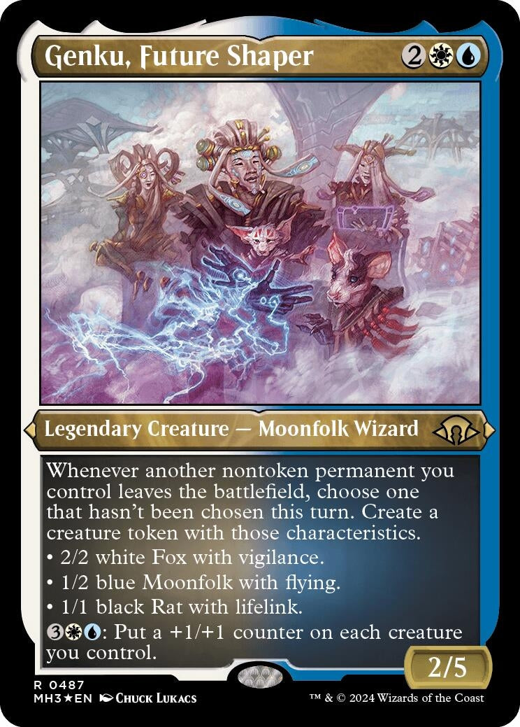 Image for Genku, Future Shaper (Foil Etched) (487) (MH3) - Magic: The Gathering