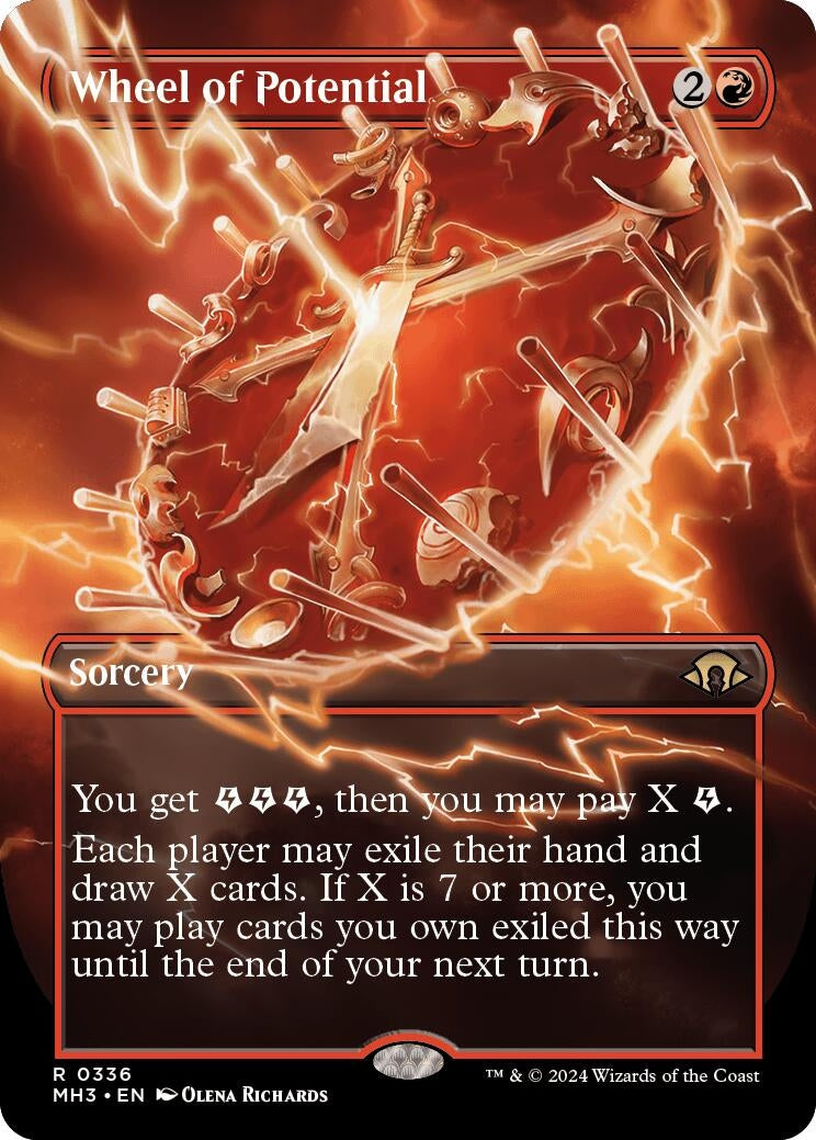 Image for Wheel of Potential (Borderless) (336) (MH3) - Magic: The Gathering