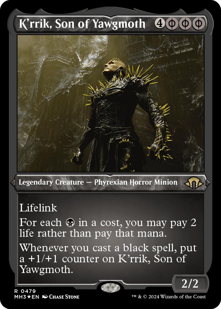 Image for K'rrik, Son of Yawgmoth (Foil Etched) (479) (MH3) - Magic: The Gathering