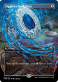 Image for Sapphire Medallion (Borderless) (349) (MH3) - Magic: The Gathering