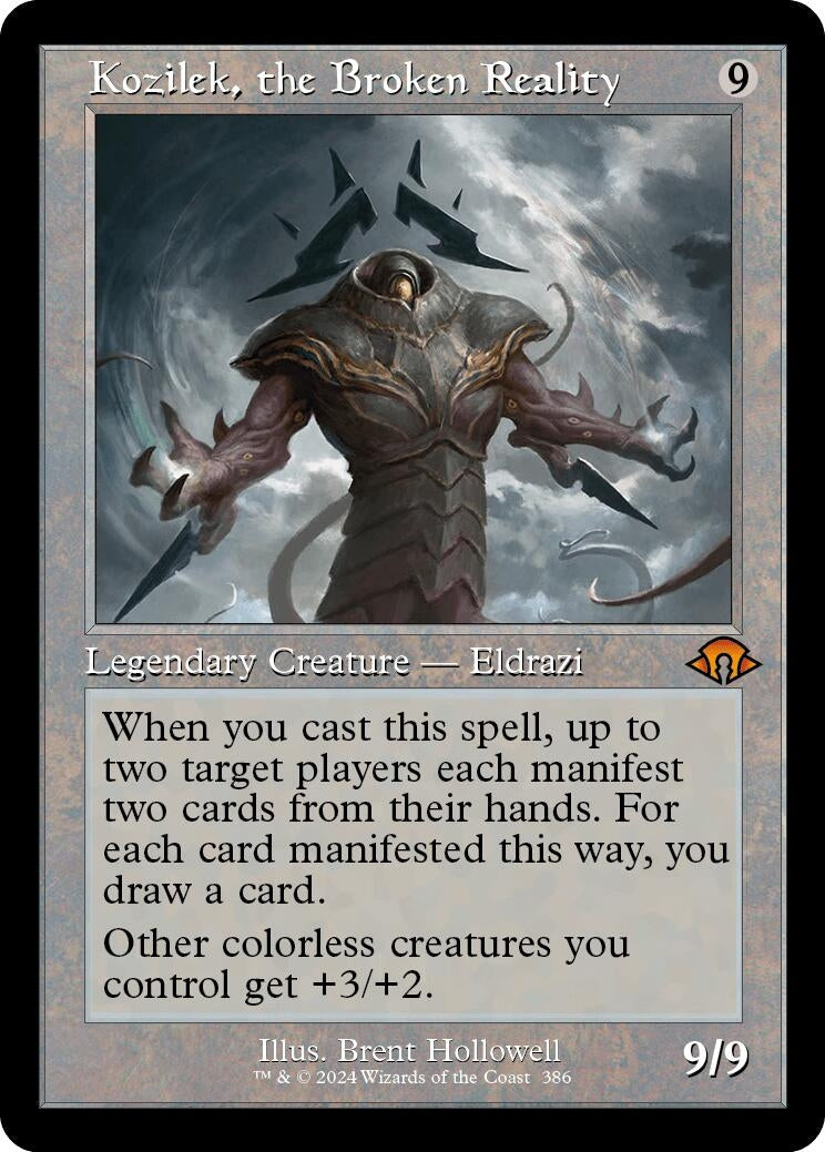 Image for Kozilek, the Broken Reality (Retro Frame) (386) (MH3) - Magic: The Gathering