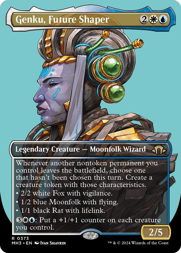 Image for Genku, Future Shaper (Borderless) (373) (MH3) - Magic: The Gathering