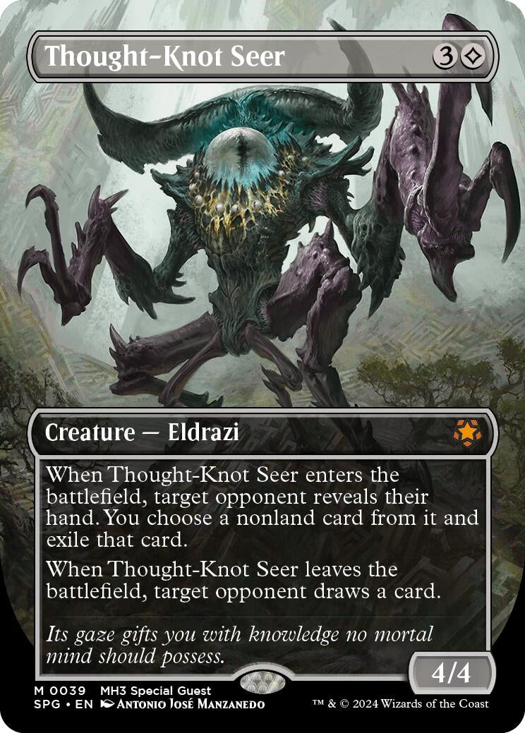 Image for Thought-Knot Seer (Borderless) (39) (SPG) - Magic: The Gathering