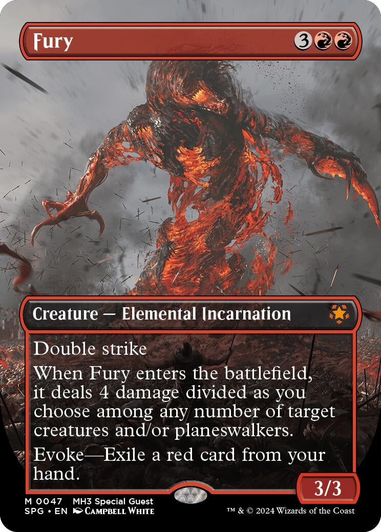 Image for Fury (Borderless) (47) (SPG) - Magic: The Gathering