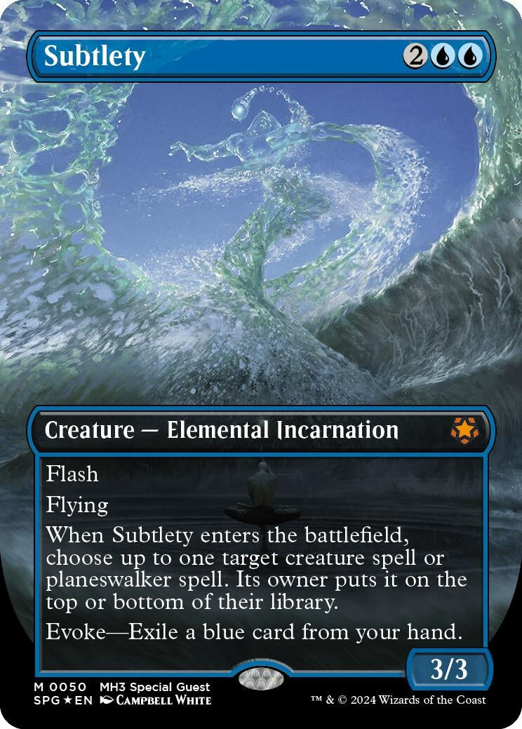 Image for Subtlety (Borderless) (Textured Foil) (50) (SPG) - Magic: The Gathering