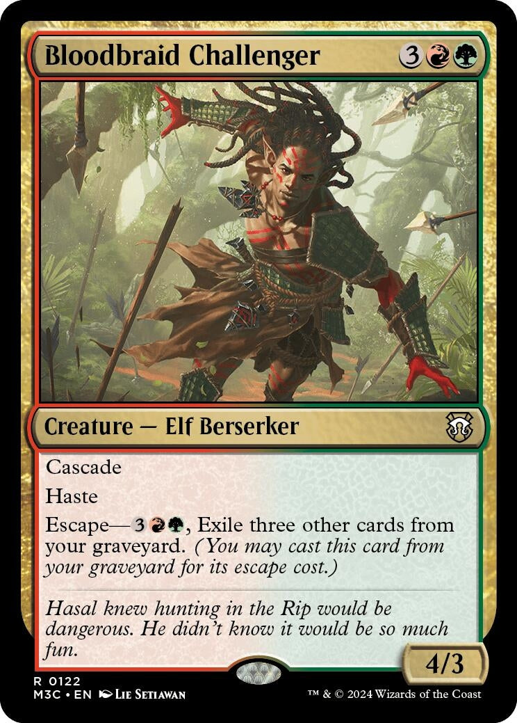 Image for Bloodbraid Challenger (122) (M3C) - Magic: The Gathering