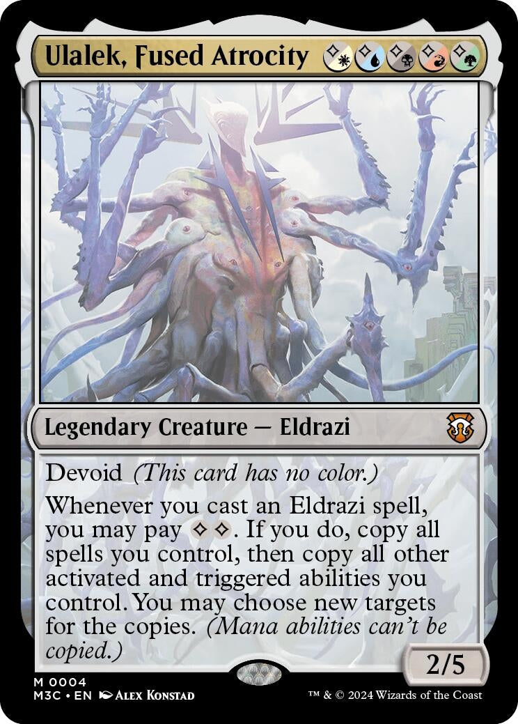 Image for Ulalek, Fused Atrocity (4) (M3C) - Magic: The Gathering