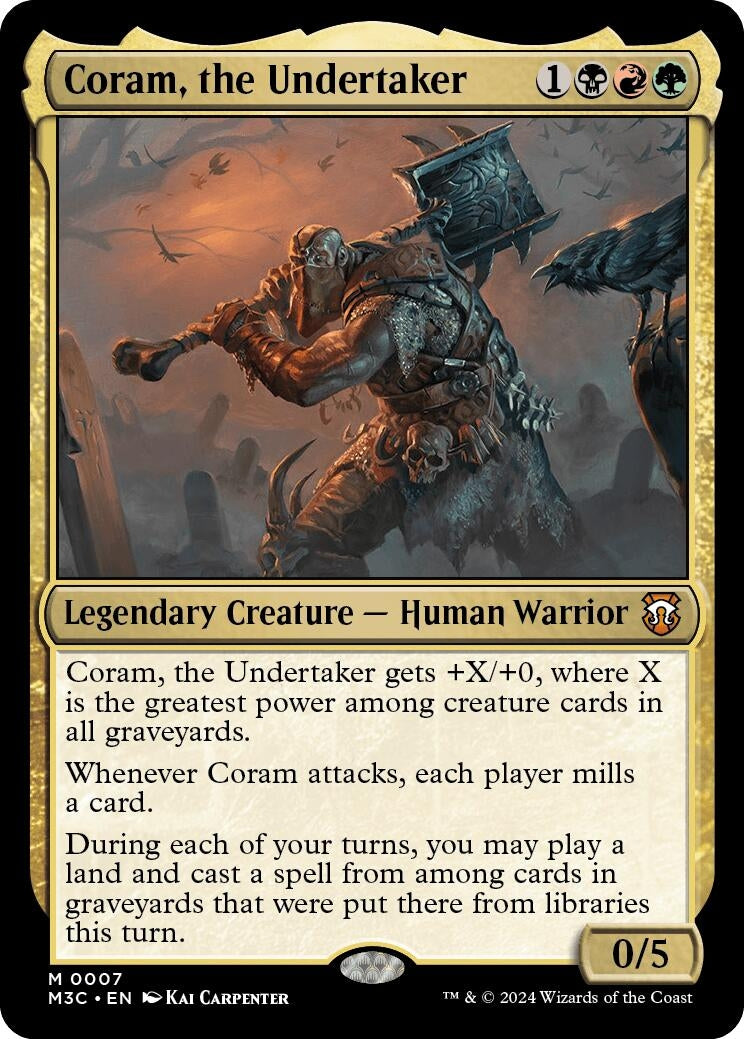 Image for Coram, the Undertaker (7) (M3C) - Magic: The Gathering