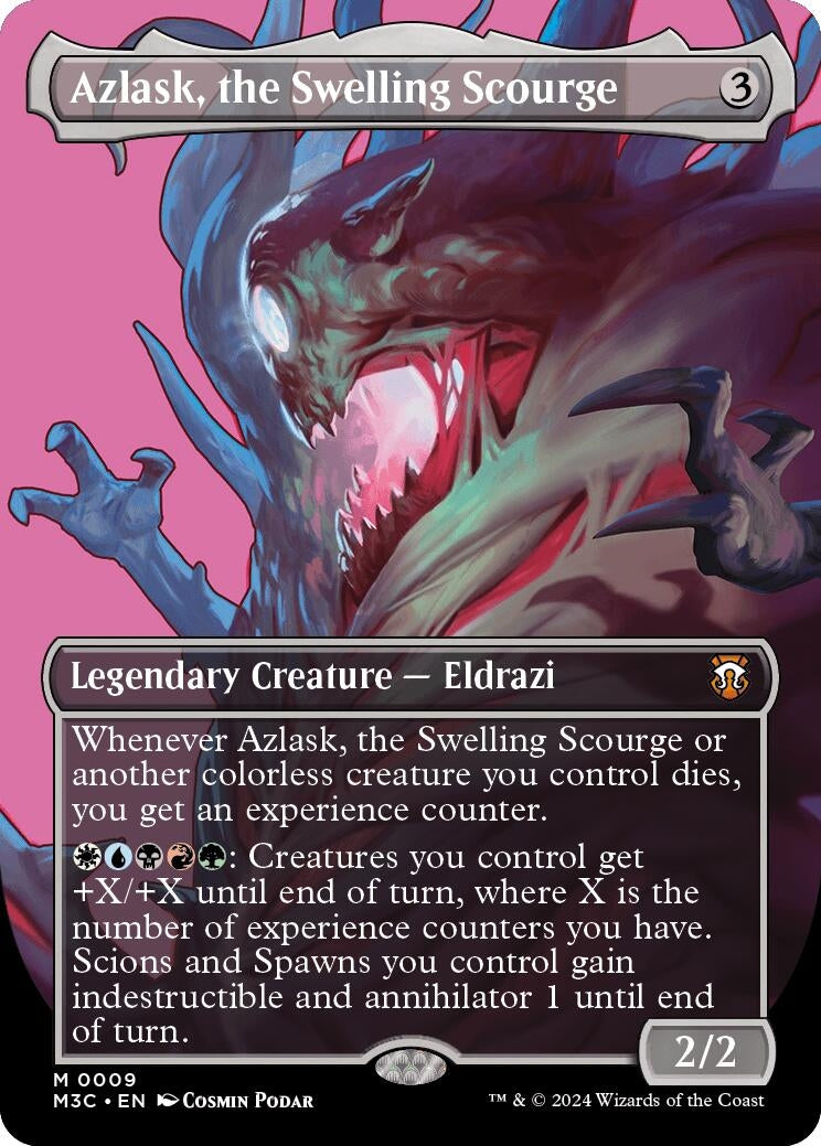 Image for Azlask, the Swelling Scourge (Borderless) (9) (M3C) - Magic: The Gathering