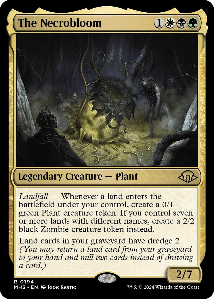 Image for The Necrobloom (194) (MH3) - Magic: The Gathering