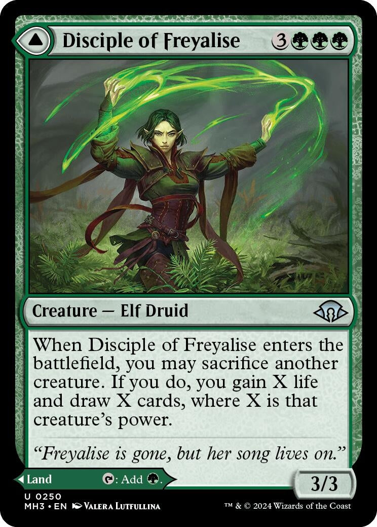 Image for Disciple of Freyalise (250) (MH3) - Magic: The Gathering