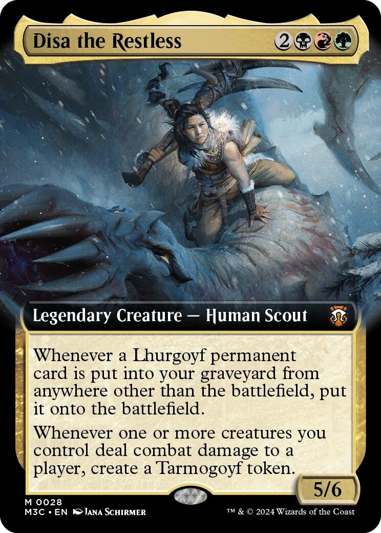 Image for Disa the Restless (Extended Art) (28) (M3C) - Magic: The Gathering