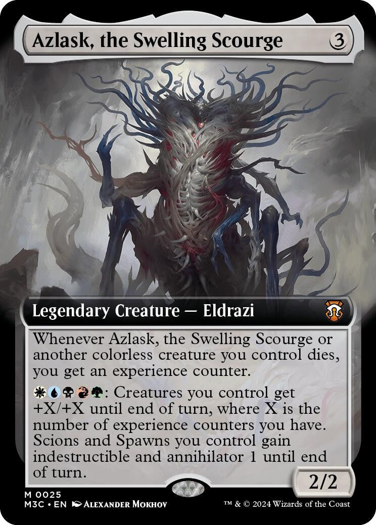 Image for Azlask, the Swelling Scourge (Extended Art) (25) (M3C) - Magic: The Gathering