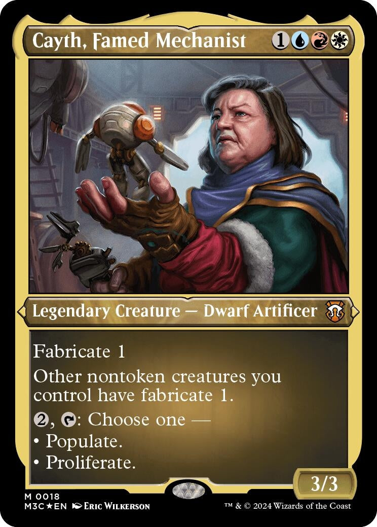 Image for Cayth, Famed Mechanist (Foil Etched) (18) (M3C) - Magic: The Gathering