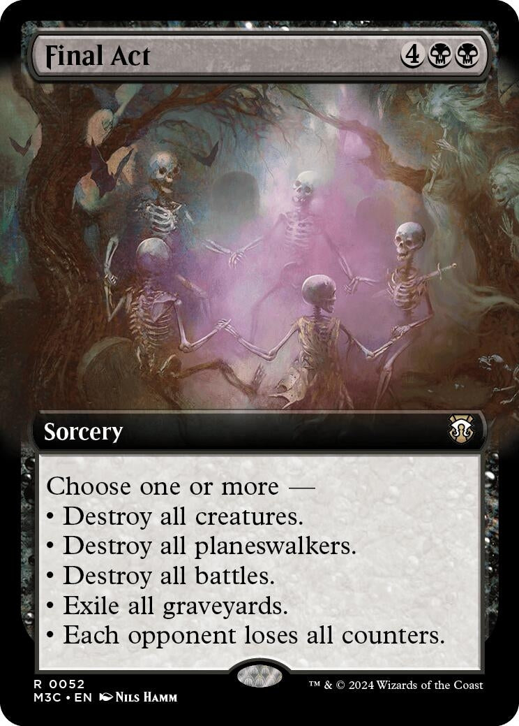 Image for Final Act (Extended Art) (Ripple Foil) (52) (M3C) - Magic: The Gathering