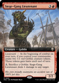 Image for Siege-Gang Lieutenant (Extended Art) (Ripple Foil) (61) (M3C) - Magic: The Gathering