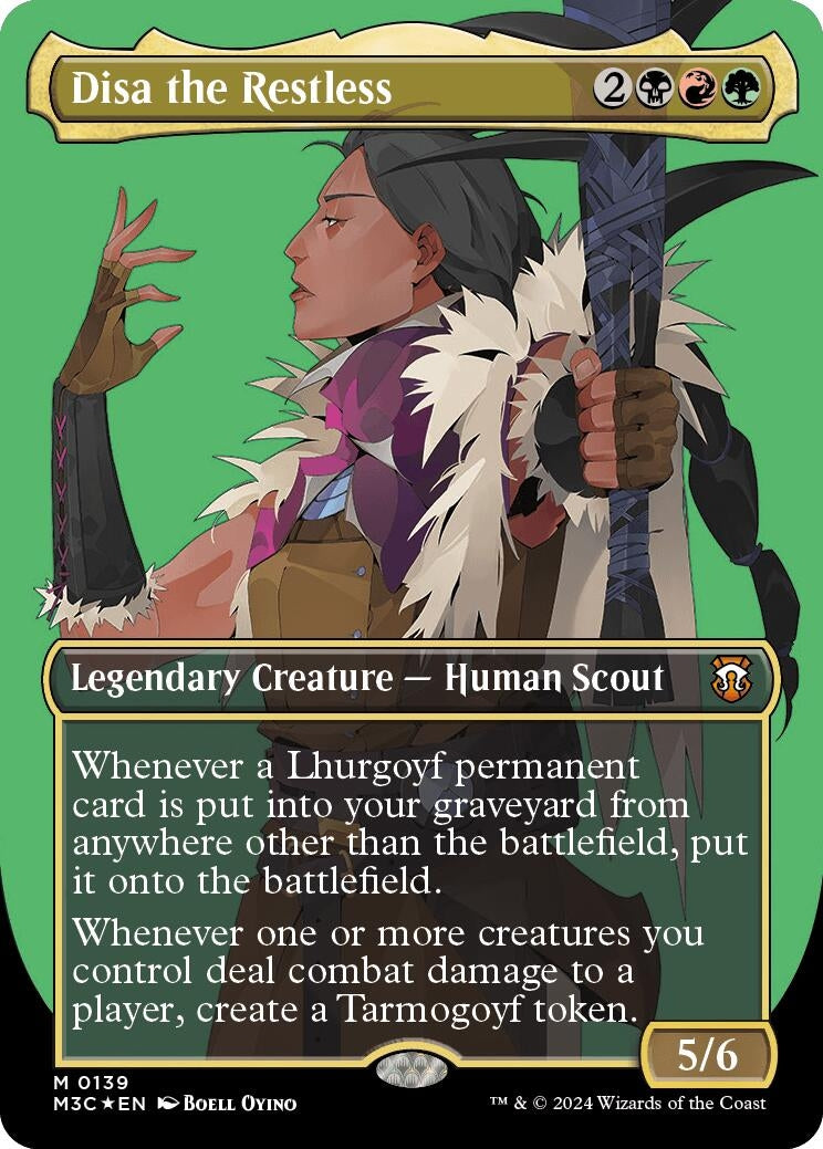 Image for Disa the Restless (Borderless) (Ripple Foil) (139) (M3C) - Magic: The Gathering