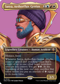 Image for Satya, Aetherflux Genius (Borderless) (Ripple Foil) (142) (M3C) - Magic: The Gathering