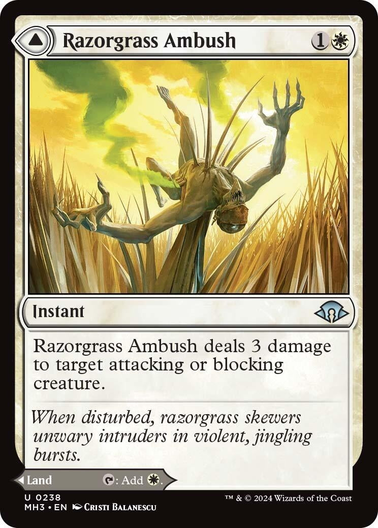 Image for Razorgrass Ambush (238) (MH3) - Magic: The Gathering