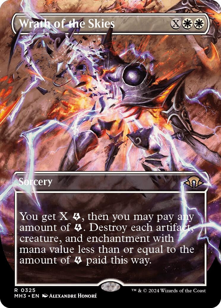 Image for Wrath of the Skies (Borderless) (325) (MH3) - Magic: The Gathering