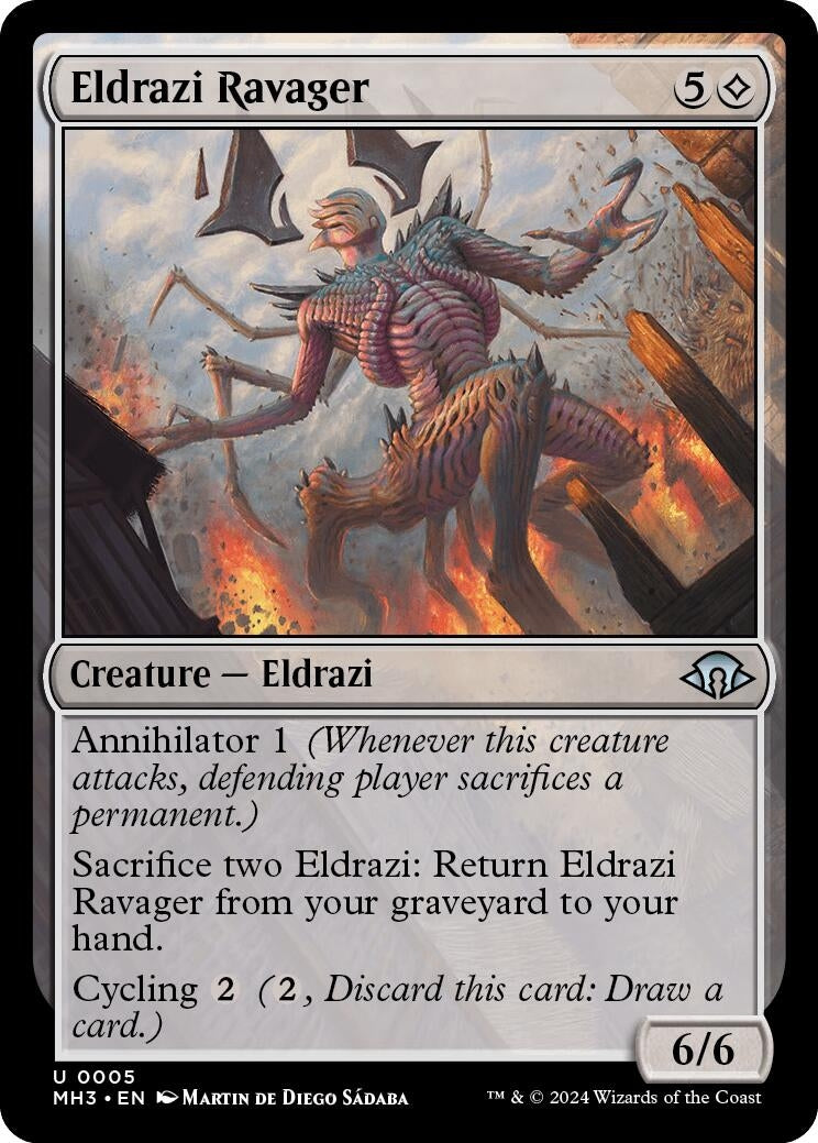 Image for Eldrazi Ravager (5) (MH3) - Magic: The Gathering
