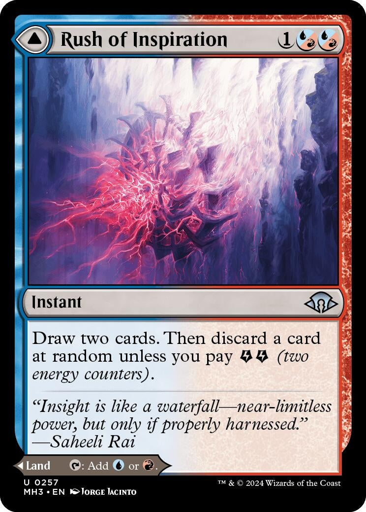 Image for Rush of Inspiration (257) (MH3) - Magic: The Gathering