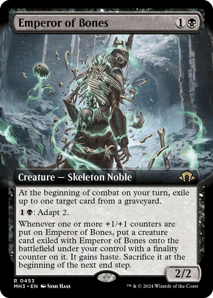 Image for Emperor of Bones (Extended Art) (453) (MH3) - Magic: The Gathering