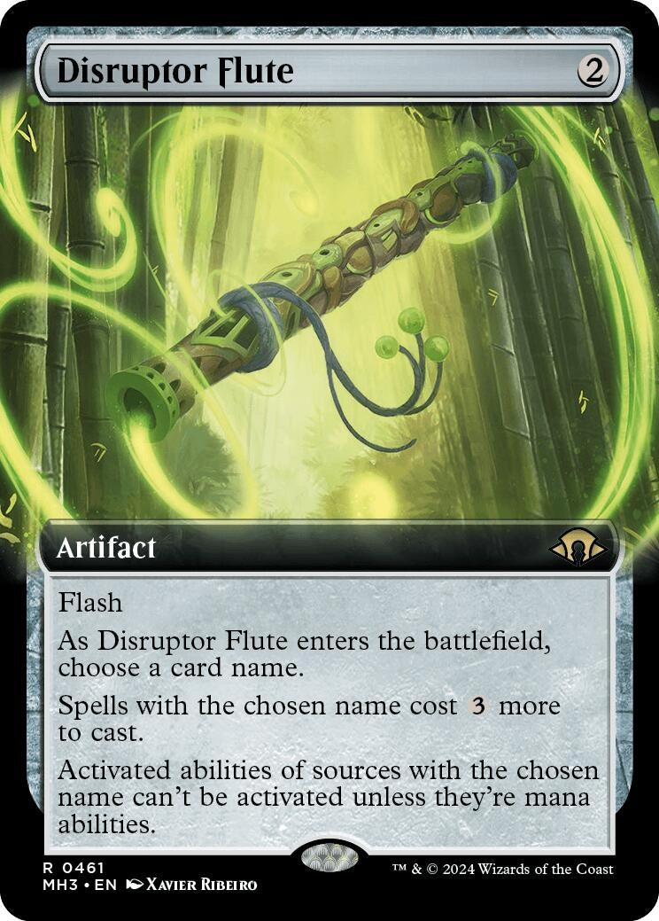 Image for Disruptor Flute (Extended Art) (461) (MH3) - Magic: The Gathering