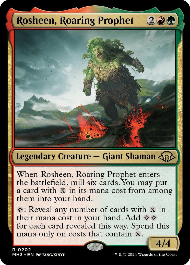 Image for Rosheen, Roaring Prophet (202) (MH3) - Magic: The Gathering