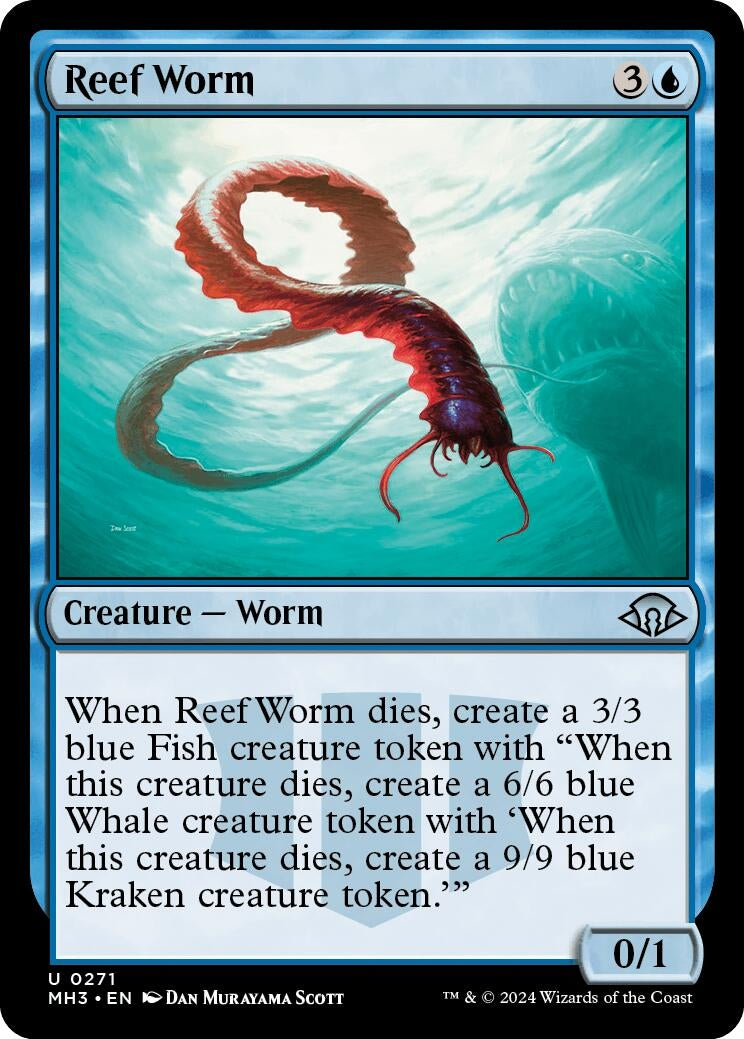 Image for Reef Worm (271) (MH3) - Magic: The Gathering
