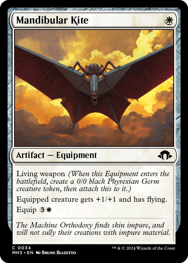Image for Mandibular Kite (34) (MH3) - Magic: The Gathering