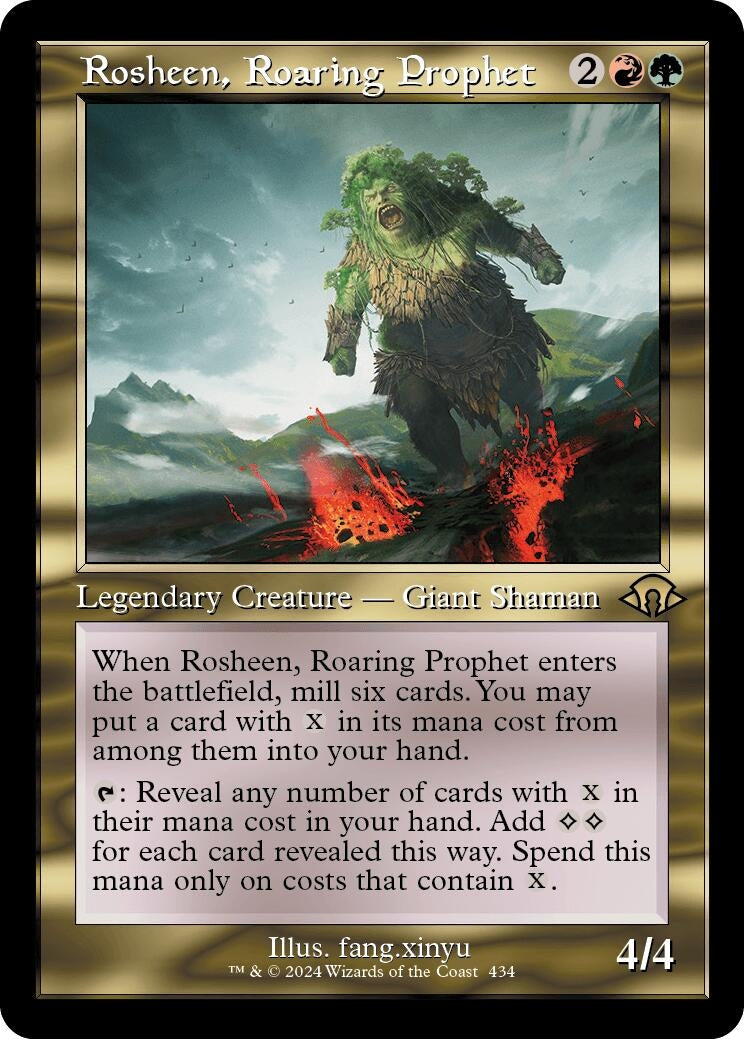 Image for Rosheen, Roaring Prophet (Retro Frame) (434) (MH3) - Magic: The Gathering