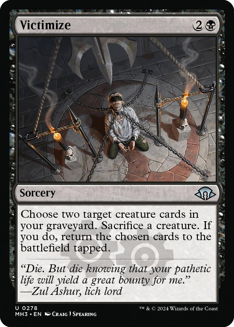 Image for Victimize (278) (MH3) - Magic: The Gathering