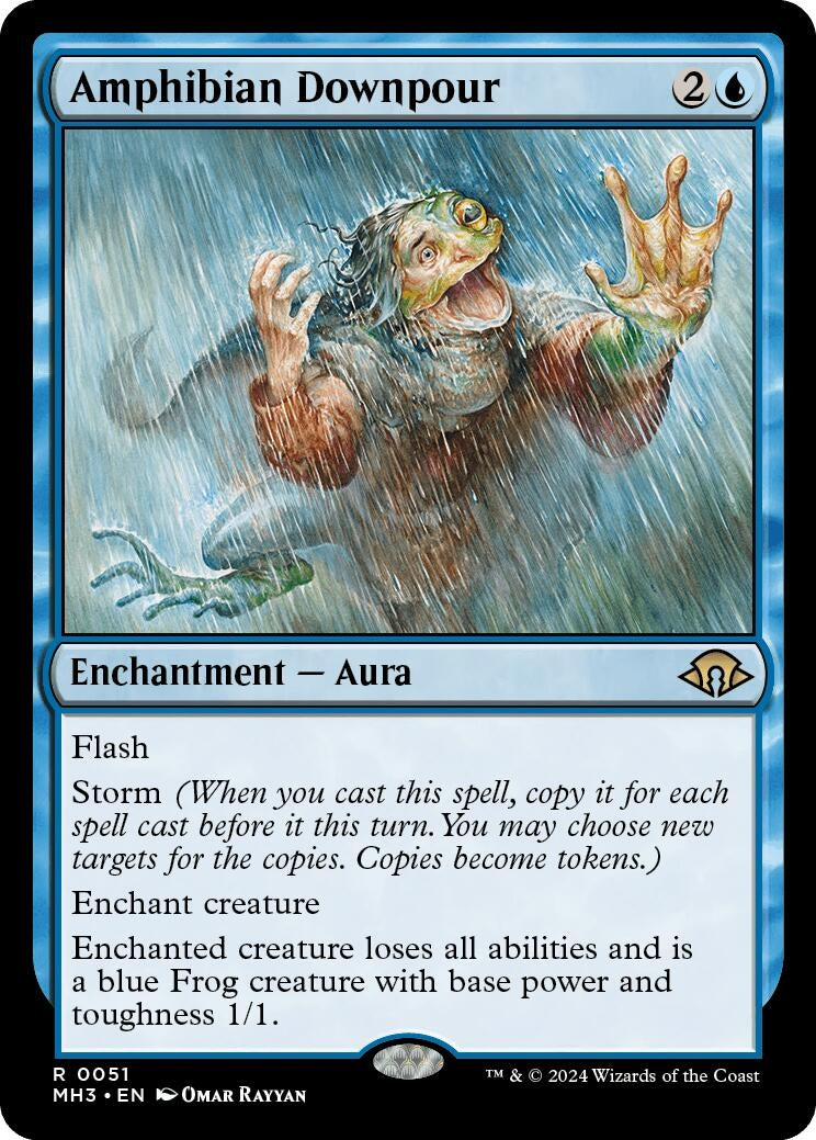 Image for Amphibian Downpour (51) (MH3) - Magic: The Gathering