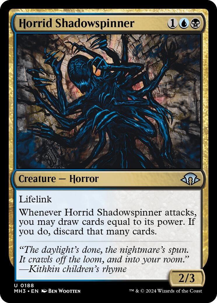 Image for Horrid Shadowspinner (188) (MH3) - Magic: The Gathering