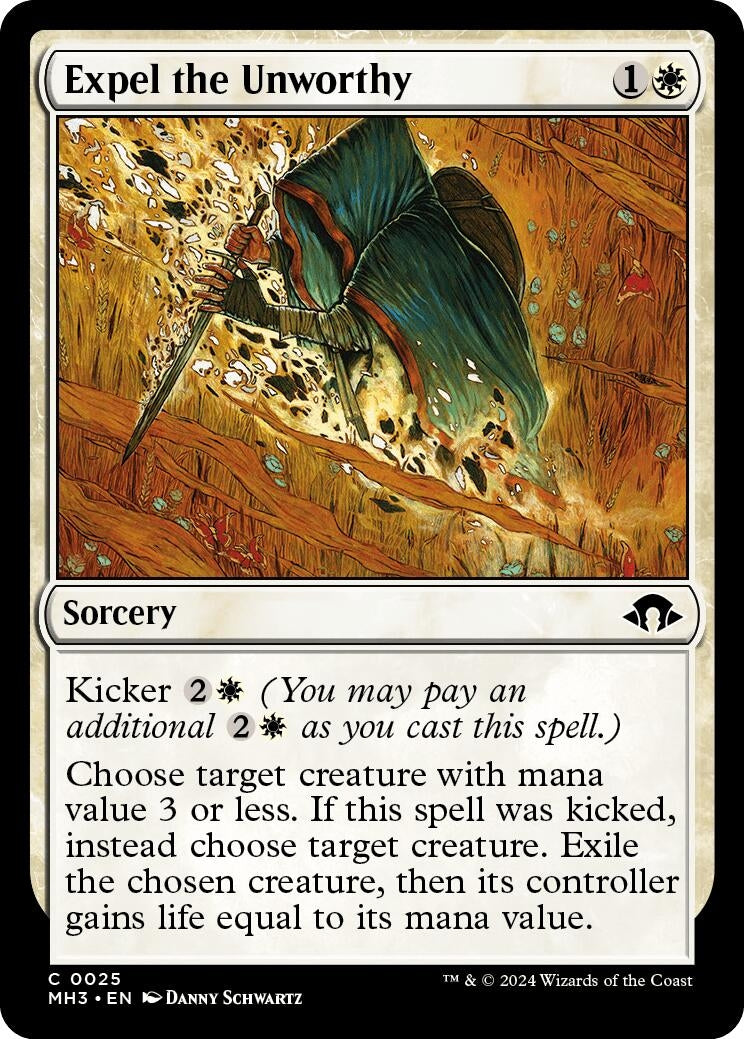 Image for Expel the Unworthy (25) (MH3) - Magic: The Gathering