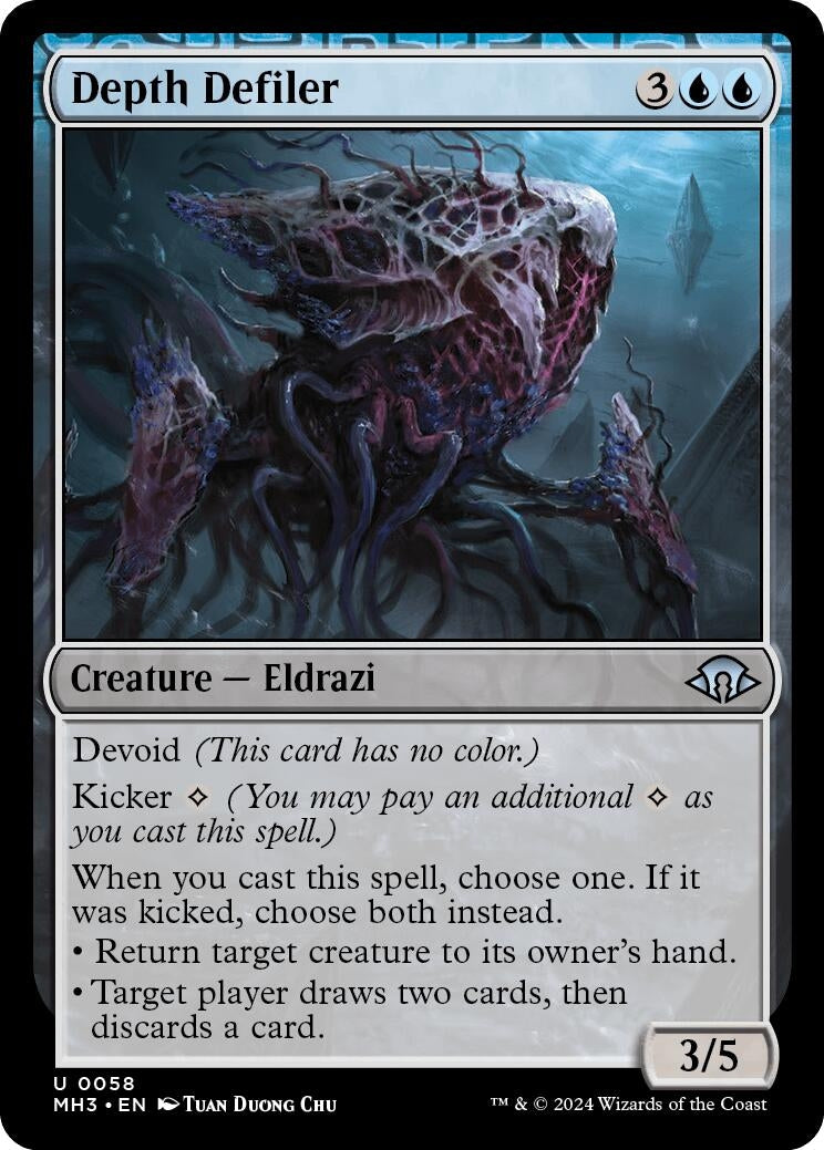 Image for Depth Defiler (58) (MH3) - Magic: The Gathering