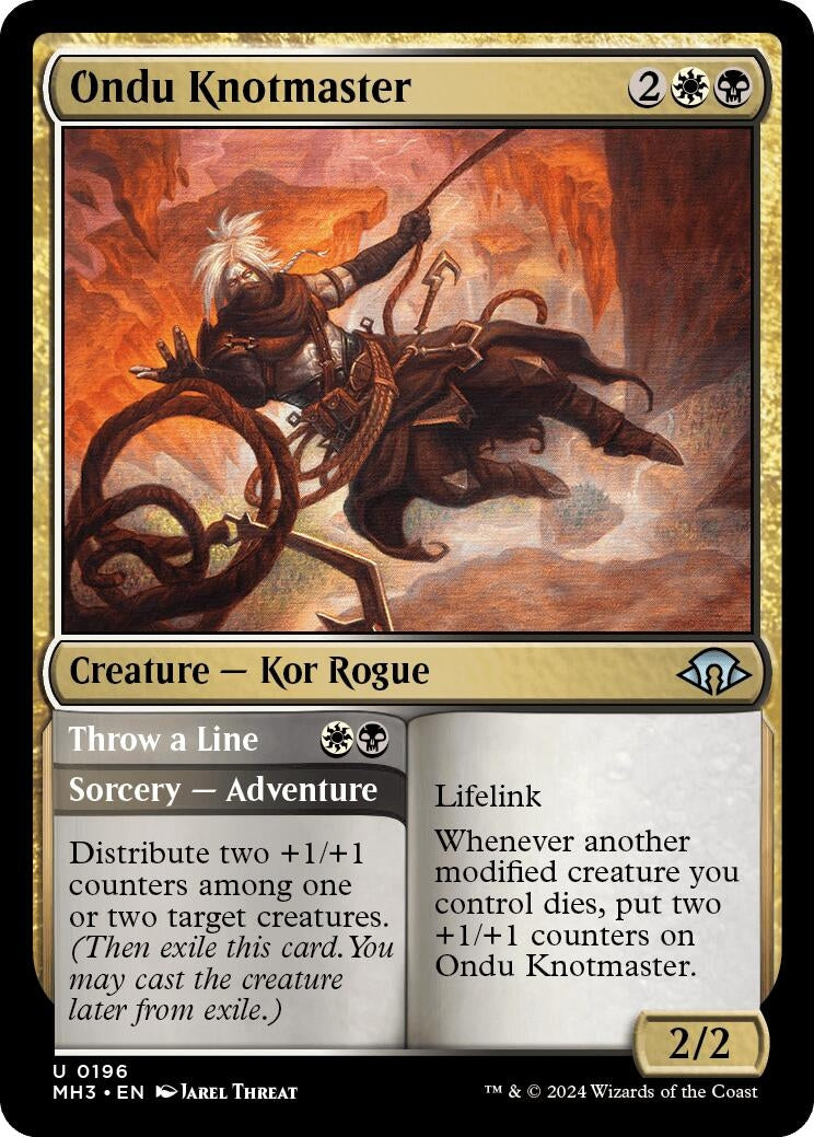 Image for Ondu Knotmaster (196) (MH3) - Magic: The Gathering