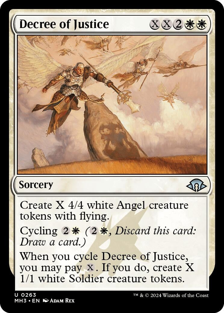 Image for Decree of Justice (263) (MH3) - Magic: The Gathering