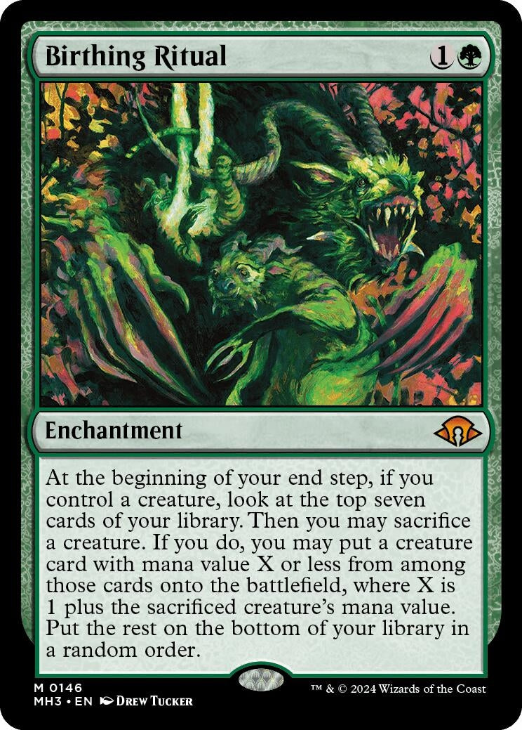 Image for Birthing Ritual (146) (MH3) - Magic: The Gathering