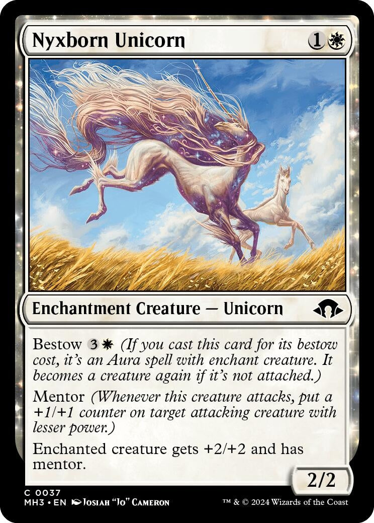 Image for Nyxborn Unicorn (37) (MH3) - Magic: The Gathering